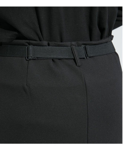 Asymmetric Wrap Skirted Leggings